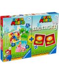 Set de 3 puzzle-uri si joc de memorie Ravensburger - Super Mario  - 1t