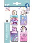 Set semn de carte magnetice MP - Unicorn, 4 buc. - 1t