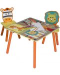 Set pentru copii masă cu 2 scaune Ginger Home - Safari - 1t