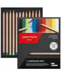 Set de creioane colorate Caran d'Ache Luminance 6901 - 12 culori - 2t
