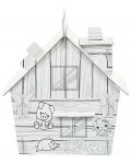 Set pentru copii GOT - Casa din pădure cu animale de asamblat și colorat - 4t