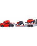 Set Dickie Toys - Camion de transport cu tractor Massey Ferguson - 4t
