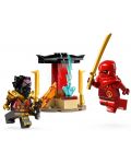 Constructor LEGO Ninjago - Bătălia lui Kai și Ras cu o bicicletă și o mașină (71789) - 3t