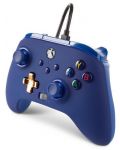 Controller cu fir PowerA - Enhanced, pentru Xbox One/Series X/S, Midnight Blue - 3t
