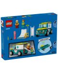 Constructor LEGO City - Ambulanță și snowboarder (60403) - 2t