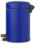 Coș de gunoi Brabantia - NewIcon, 3 l, Mineral Powerful Blue	 - 3t