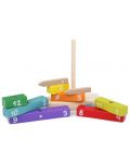 Set blocuri din lemn Cubika - Ceas - 3t