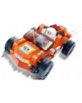 Constructor BanBao - mașină de curse, portocaliu, 108 bucăți - 2t