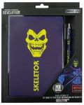 Set caiet cu pix CineReplicas Animation: MOTU - Skeletor - 7t