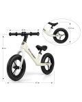 Bicicletă de echilibru  Milly Mally - Ranger, alb - 7t