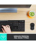 Set mouse si tastatura wireless Logitech - MK270,  negru - 3t