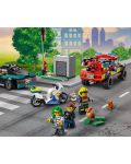 Constructor Lego City - Stingere de incendiu si urmarire politista (60319) - 6t