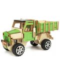 Tooky Toy - Set de camioane din lemn 3D DIY - 1t