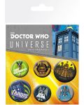Set insigne GB eye Television: Doctor Who - Alien Adventures - 1t
