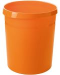 Cos pentru gunoi Han Grip Trend - din plastic, 18 l, portocaliu - 1t