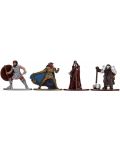 Set figurine Jada Toys Games: Dungeons & Dragons - Party vs Young Red Dragon (Die Cast) - 2t