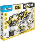 Constructor 120 în 1 Engino Creative - Cu motor electric - 1t