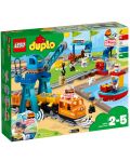 Construcor Lego Duplo - Tren de marfa (10875) - 1t