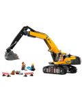 Constructor  LEGO City - Excavator galben de construcții (60420)  - 3t