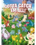Set mini poster ABYstyle Games: Pokemon - Environments - 3t