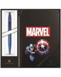 Cross Tech2 - Set notebook și pixuri Marvel Captain America, A5 - 1t