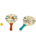 Set rachetă de tenis cu minge Janod - Tropic - 2t