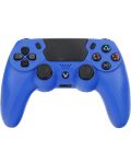 Controller SteelDigi - Steelshock v3 Payat, wireless, pentru PS4, albastru - 1t