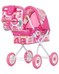 Cărucior pentru păpuși  Chipolino - Emily, multicolor - 1t