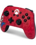 Controller PowerA - Enhanced Wireless, pentru Nintendo Switch, Here We Go Mario - 4t
