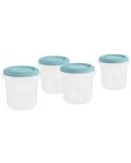 Set de recipienti Miniland - Terra Ocean, 250 ml, 4 buc - 1t