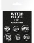 Set insigne GB eye Humor: Witch Please - Basic Witch - 1t