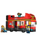 Constructor  LEGO City - Autobuz turistic roșu cu etaj(60407) - 4t