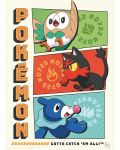 Set mini postere GB Eye Games: Pokemon - Starters - 2t