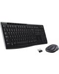 Set mouse si tastatura wireless Logitech - MK270,  negru - 1t