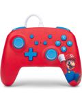 Controler PowerA - îmbunătățit, cu fir, pentru Nintendo Switch, Woo-hoo! Mario - 1t
