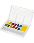 Set de vopsele acuarela Faber-Castell - 12 culori, in cutie - 2t