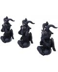 Set de figurine Nemesis Now Adult: Cult Cuties - Three Wise Baphoboo, 13 cm - 2t