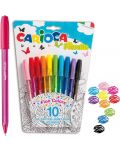 Carioca - Set de stilouri Fiorella Fluo, 10 culori - 1t