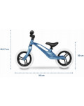 Bicicleta de echilibru Lionelo -  Bart, albastru metalic - 3t