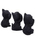 Set de statuete Nemesis Now Adult: Humor - Three Wise Kitties, 8 cm - 4t