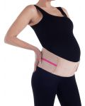Centura de sustinere prenatala si postnatala Owli - Bamboo Premium, L/XL, naturala - 1t