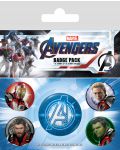 Set insigne Pyramid Marvel Avengers: Endgame - Quantum Realm Suits - 1t