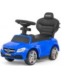 Masinuta fara pedale cu maner parental Milly Mally - Mercedes AMG, albastra - 1t
