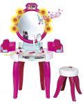 Klein Barbie - Set studio de înfrumusețare, scaun cu accesorii, cu sunete și lumini - 2t