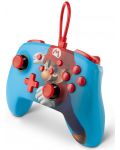 Controller cu fir PowerA - Enhanced pentru Nintendo Switch, Mario Punch - 4t