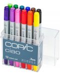 Set de markere Too Copic Ciao - Tonuri de bază, 12 culori - 1t