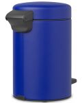 Coș de gunoi Brabantia - NewIcon, 3 l, Mineral Powerful Blue	 - 4t