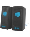 Sistem audio Fury - Speaker, 2 броя, 2.0, negru - 1t