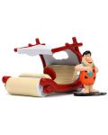 Set Jada Toys - Mașină și figurină, Familie Flintstone, 1:32 - 3t