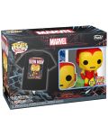Set Funko POP! Collector's Box: Marvel - Holiday Iron Man (Glows in the Dark) - 5t